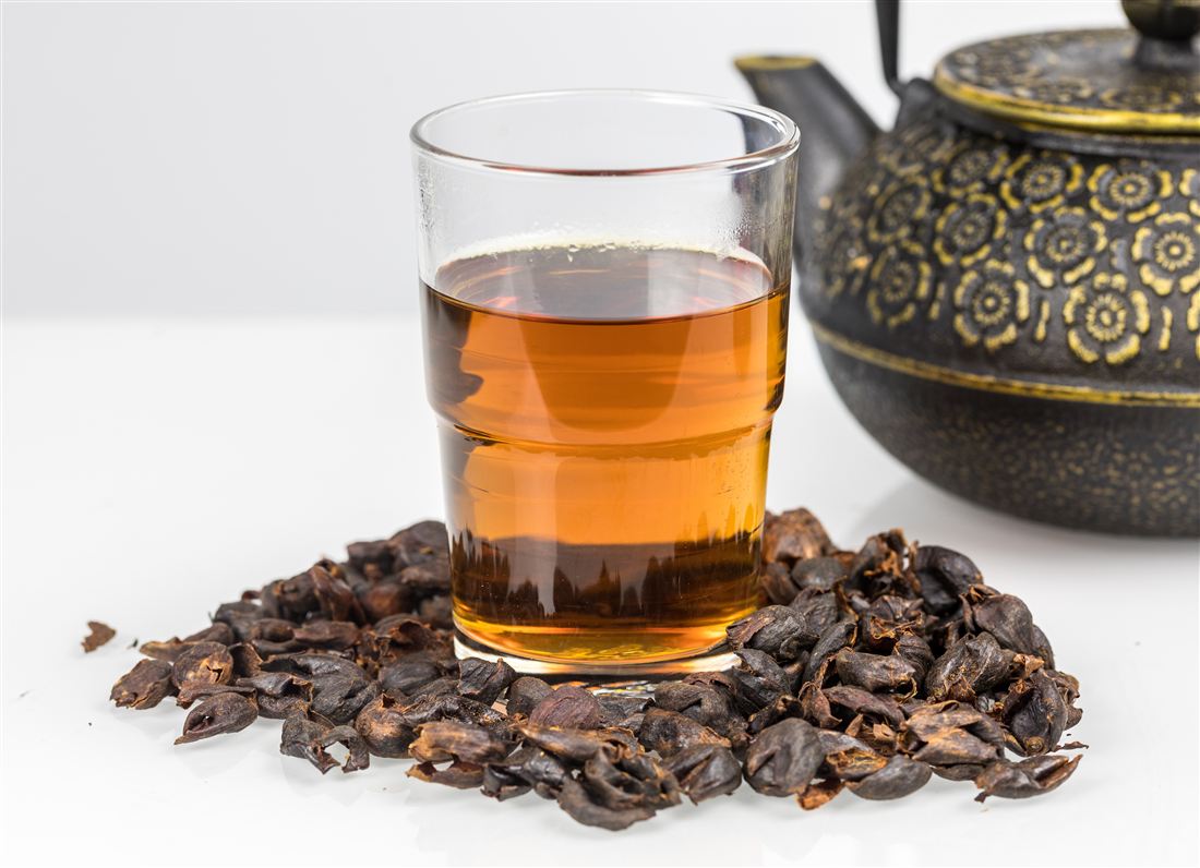 Vỏ cà phê khô dùng pha trà cascara