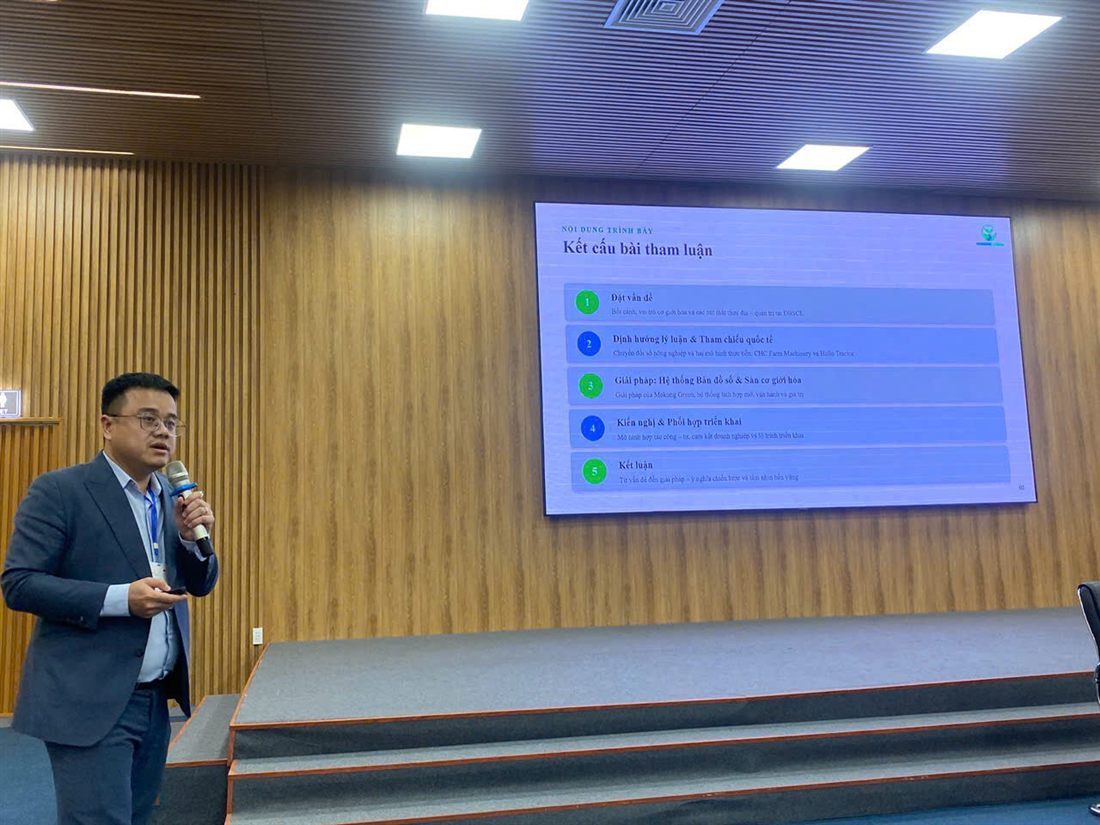Founder Mekong Green trình bày tham luận tại CIAME ASIA Vietnam 2026